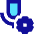 Microphone Setting Gear Icon from Sharp Pop Set