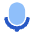 Voice Mail Mic Solo Icon from Plump Flat Set