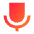 Voice Mail Mic Solo Icon from Sharp Gradient Set