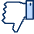 Facebook Dislike icon - Free transparent PNG, SVG. No sign up needed.
