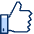 Facebook Like icon - Free transparent PNG, SVG. No sign up needed.