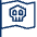Flag Skull icon - Free transparent PNG, SVG. No sign up needed.