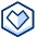 Heart Hexagon Icon from Cyber Duotone Set