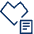 Heart Text Document Icon from Cyber Line Set