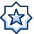 Rank Army Star 3 Icon from Cyber Duotone Set | Free Download as SVG Vector and Transparent PNG | Streamline icons