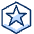 Rank Army Star Hexagon icon - Free transparent PNG, SVG. No sign up needed.