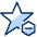 Star Decrease Icon from Cyber Duotone Set