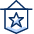 Star Flag Icon from Cyber Duotone Set | Free Download as SVG Vector and Transparent PNG | Streamline icons