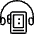 Walkman Headphones Icon from Ultimate Light Set