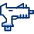 Gun Uzi Icon from Cyber Duotone Set