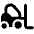 Forklift Icon from Plump Solid Set