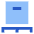 Shipping Pallet Package Icon from Sharp Flat Set