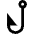 Sport Fishing Hook icon - Free transparent PNG, SVG. No sign up needed.