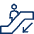 Escalator Down icon - Free transparent PNG, SVG. No sign up needed.