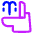 Bidet Icon from Plump Neon Set