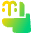 Bidet Icon from Plump Gradient Set