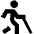 Blind People Icon from Sharp Solid Set