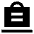 Briefcase Claim Icon from Sharp Solid Set