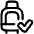 Carry On Bag Check Icon from Plump Line Set