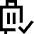 Carry On Bag Check Icon from Sharp Line Set