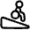 Disability Ramp Down Icon from Plump Line Set