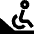 Disability Ramp Down Icon from Sharp Remix Set