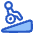 Disability Slope icon - Free transparent PNG, SVG. No sign up needed.