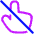Do Not Touch Icon from Plump Neon Set