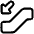 Escalator Down Icon from Plump Line Set