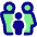 Family Restroom Icon from Plump Pop Set