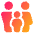 Family Restroom Icon from Plump Gradient Set