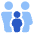Family Restroom Icon from Plump Flat Set