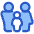 Family Restroom Icon from Plump Duo Set