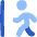 Figure Walk Arrival Icon from Flex Flat Set