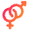 Gender Hetero Icon from Plump Gradient Set