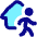 House Person Leave Icon from Flex Pop Set