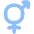 Intersex Symbol Icon from Flex Flat Set