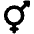 Intersex Symbol Icon from Plump Solid Set