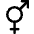 Intersex Symbol Icon from Core Line Set