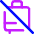 No Luggage Icon from Core Neon Set