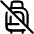 No Luggage Icon from Plump Line Set