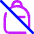 No Personal Bag Icon from Core Neon Set