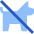 No Pets Allowed Icon from Sharp Flat Set
