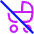 No Stroller Icon from Plump Neon Set