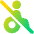 Not Accessible Icon from Plump Gradient Set