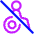 Not Accessible Icon from Plump Neon Set