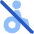 Not Accessible Icon from Plump Flat Set
