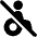 Not Accessible Icon from Plump Solid Set