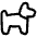 Pets Allowed Icon from Plump Line Set