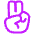 Scout Sign Icon from Plump Neon Set